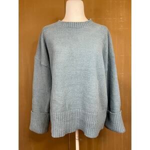 Soft Powder Blue Oversized Sweater